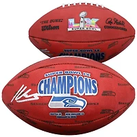 Kenneth Walker III Seattle Seahawks Autographed Super Bowl LX Champions Wilson Duke Football