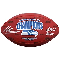 Kenneth Walker III Seattle Seahawks Autographed Super Bowl LX Champions Wilson Duke Football with "SB LX MVP" Inscription