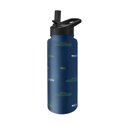 Bouteille isotherme Logo Brands Seattle Seahawks de 1 litre (34 oz)