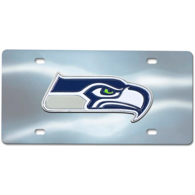 Plaque d'immatriculation moulée sous pression des Seattle Seahawks de Logo Brands