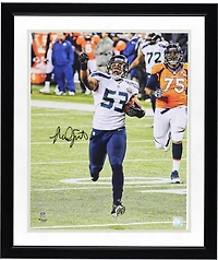Malcolm Smith Seattle Seahawks Autographed 16" x 20" Super Bowl XLVIII Interception Photograph