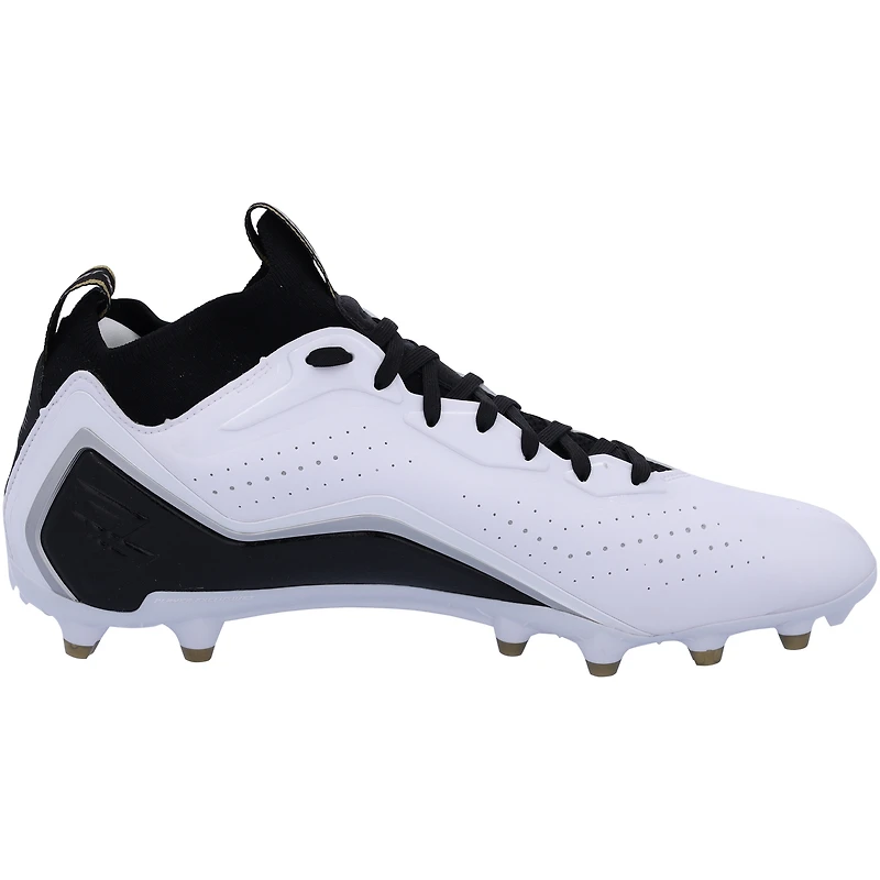 Marshawn Lynch Seattle Seahawks Autographed Black, White & Gold Beast Mode B.T.A Elite Football Cleats - Signed in Green - Limited Edition #1/1