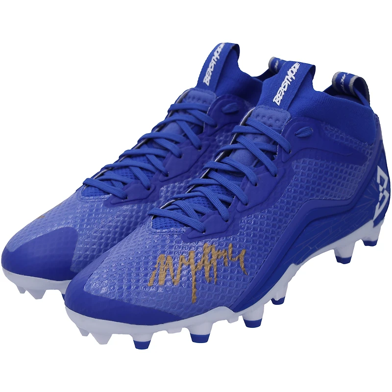 Marshawn Lynch Seattle Seahawks Autographed Beast Mode B.T.A Elite Football Cleats