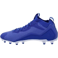 Marshawn Lynch Seattle Seahawks Autographed Blue Beast Mode B.T.A Elite Football Cleats - Signed in Yellow - Limited Edition #1/1