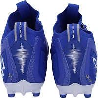 Marshawn Lynch Seattle Seahawks Autographed Blue Beast Mode B.T.A Elite Football Cleats - Signed in Yellow - Limited Edition #1/1