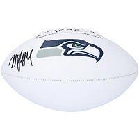 Ballon de football Franklin White Panel autographié par Marshawn Lynch des Seattle Seahawks