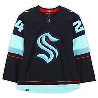 Maillot adidas Seattle Kraken bleu marine dédicacé Marshawn Lynch Seattle Seahawks « Beast Mode » - Édition limitée à 24 exemplaires
