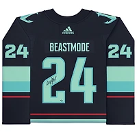 Marshawn Lynch Seattle Seahawks Autographed Navy "Beast Mode" adidas Seattle Kraken Jersey - Limited Edition of 24