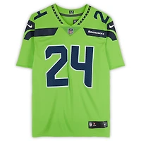 Marshawn Lynch Seattle Seahawks Autographed Nike Green Limited Jersey