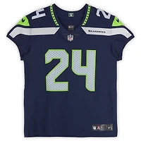 Marshawn Lynch Seattle Seahawks Autographed Nike Navy Elite Jersey