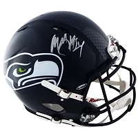 Casque authentique Riddell Pro-Line Speed ​​autographié par Marshawn Lynch des Seattle Seahawks