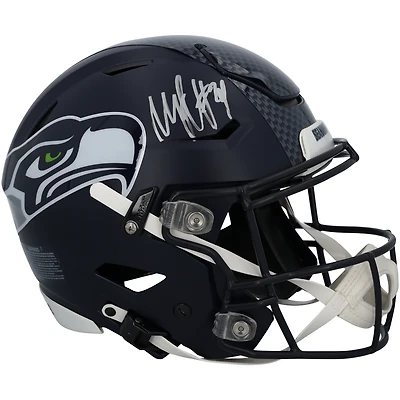 Casque Riddell Speed Flex authentique autographié par Marshawn Lynch des Seattle Seahawks