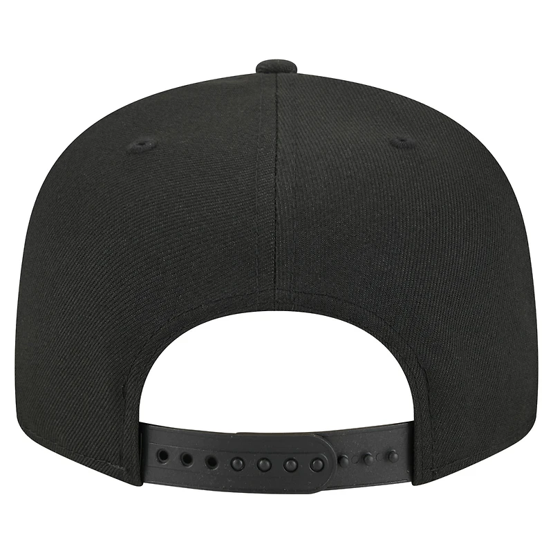 Men's New Era Black Seattle Seahawks Independent 9FIFTY Snapback Hat