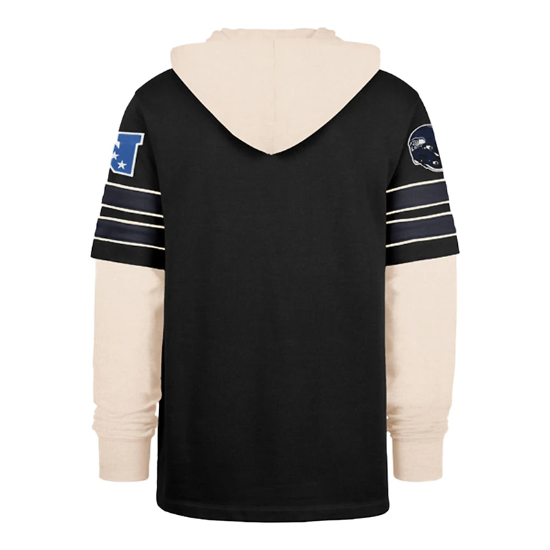 Sweat à capuche pour homme Seattle Seahawks Split Zone Cornerback Duo Lacer noir '47