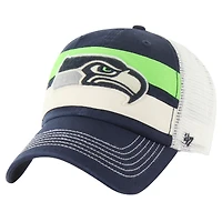Men's '47 College Navy Seattle Seahawks Clubhouse Boon Clean-Up Trucker Adjustable Hat
