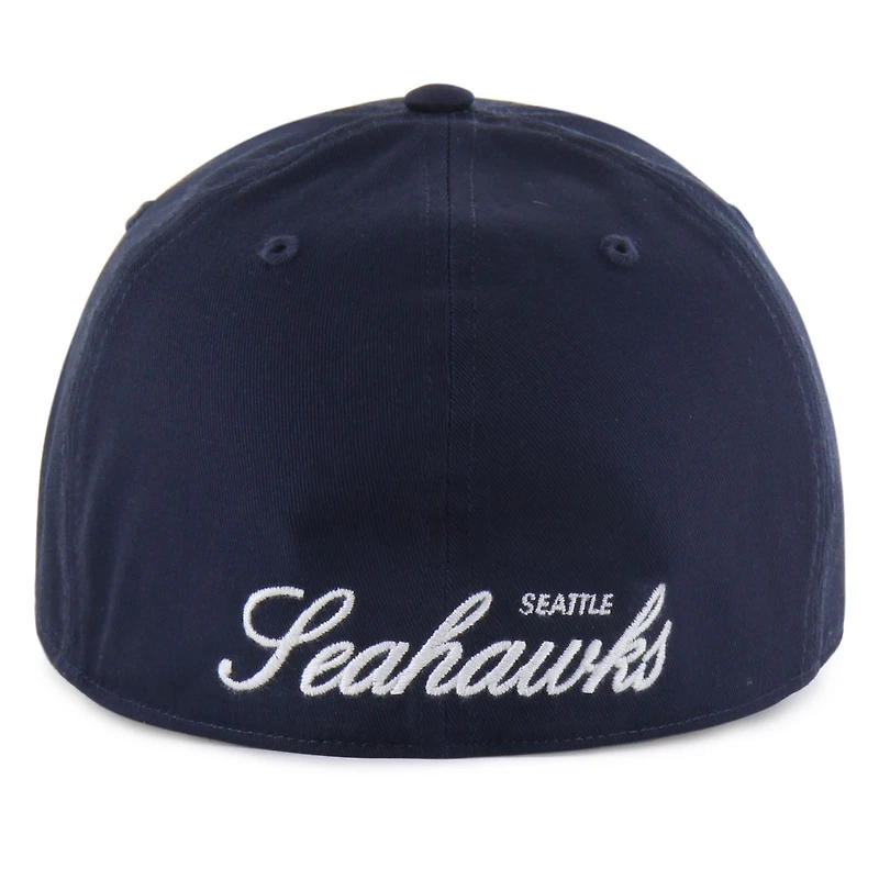 Casquette ajustée « 47 College Navy » pour homme, édition Foundational Franchise des Seattle Seahawks