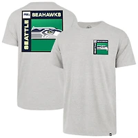 T-shirt Franklin gris chromé pour homme, modèle 1947, des Seattle Seahawks