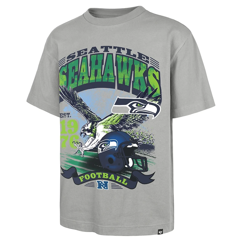 T-shirt homme gris '47 Seattle Seahawks Regional Foundation