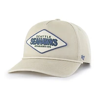 Men's '47 Khaki Seattle Seahawks Cairn Hitch Adjustable Hat