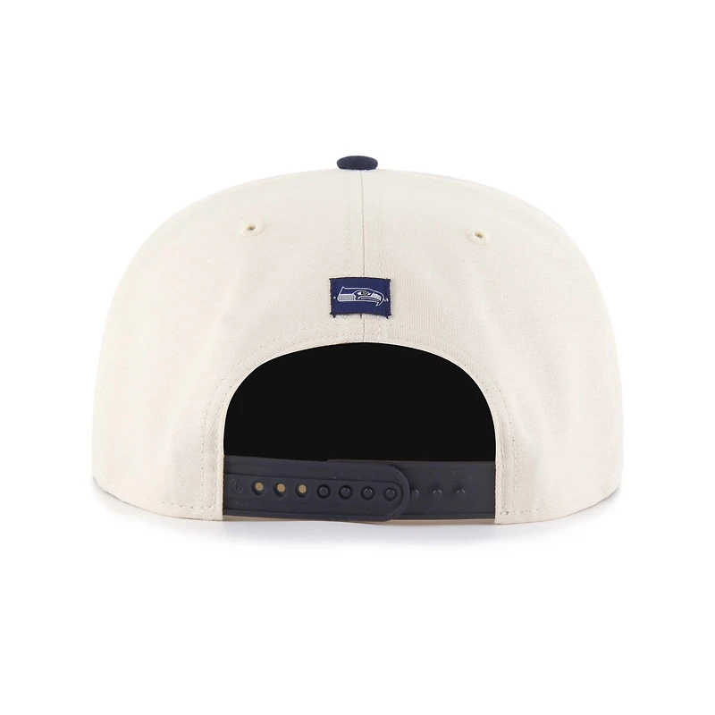 Casquette ajustable Payson Captain '47 Natural des Seattle Seahawks pour homme