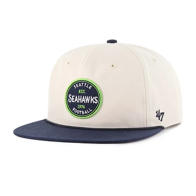 Casquette ajustable Payson Captain '47 Natural des Seattle Seahawks pour homme