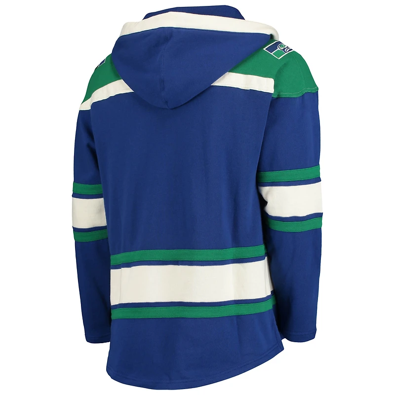 Sweat à capuche '47 Royal Seattle Seahawks Throwback Lacer pour homme