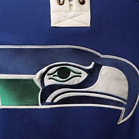 Sweat à capuche '47 Royal Seattle Seahawks Throwback Lacer pour homme