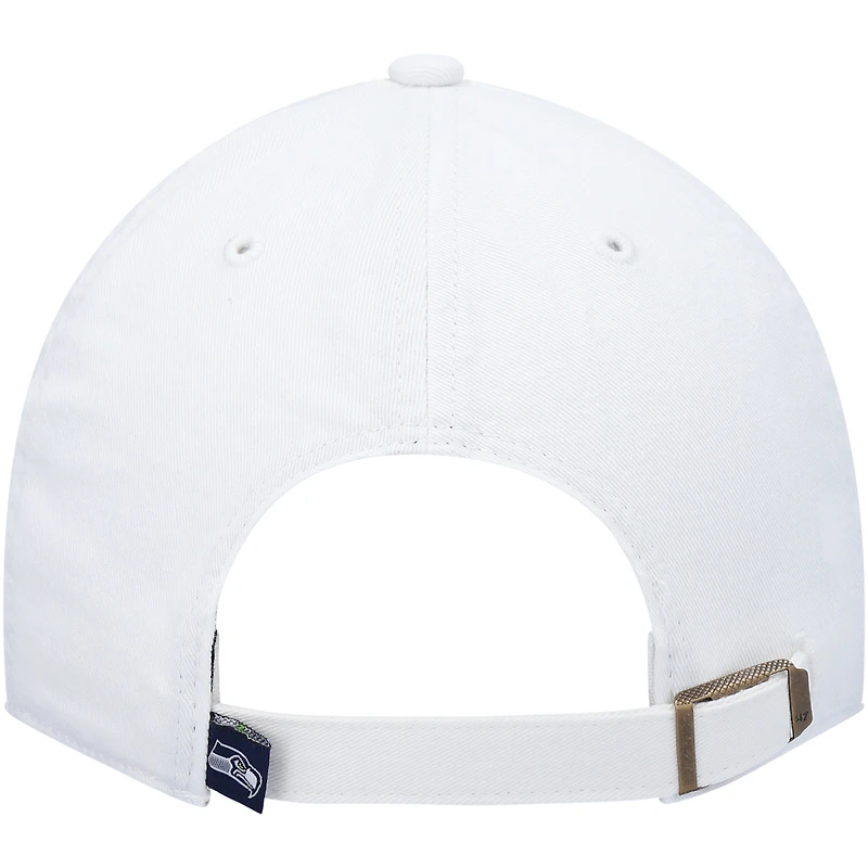 Casquette réglable '47 Seattle Seahawks Clean Up pour homme, blanc