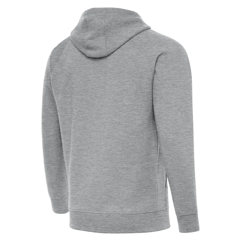 Men's Antigua Heather Gray Seattle Seahawks Super Bowl LX Champions Victory Hoodie