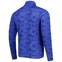 Haut à fermeture éclair quart de tour rétro Antigua Royal Seattle Seahawks Brigade pour homme