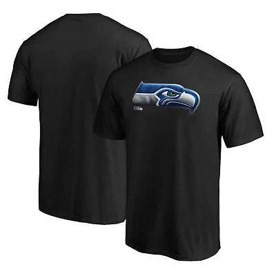 Men's  Black Seattle Seahawks Midnight Mascot T-Shirt