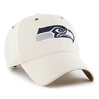 Men's Carhartt x '47 Natural Seattle Seahawks Undyed Clean Up Adjustable Hat