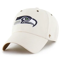 Casquette ajustable Carhartt x '47 Natural Seattle Seahawks Undyed Clean Up pour homme