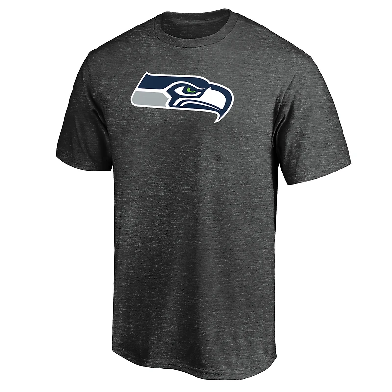 Men's  Charcoal Seattle Seahawks Primary Logo T-Shirt