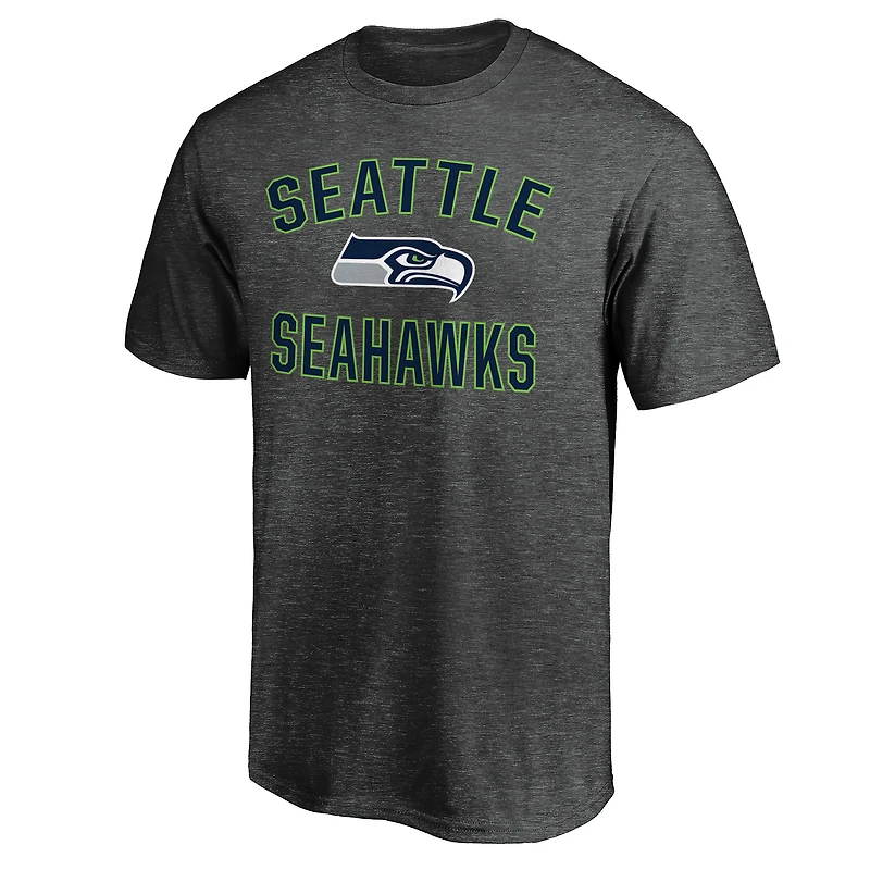 T-shirt universitaire bleu marine pour homme avec motif Victory Arch des Seattle Seahawks