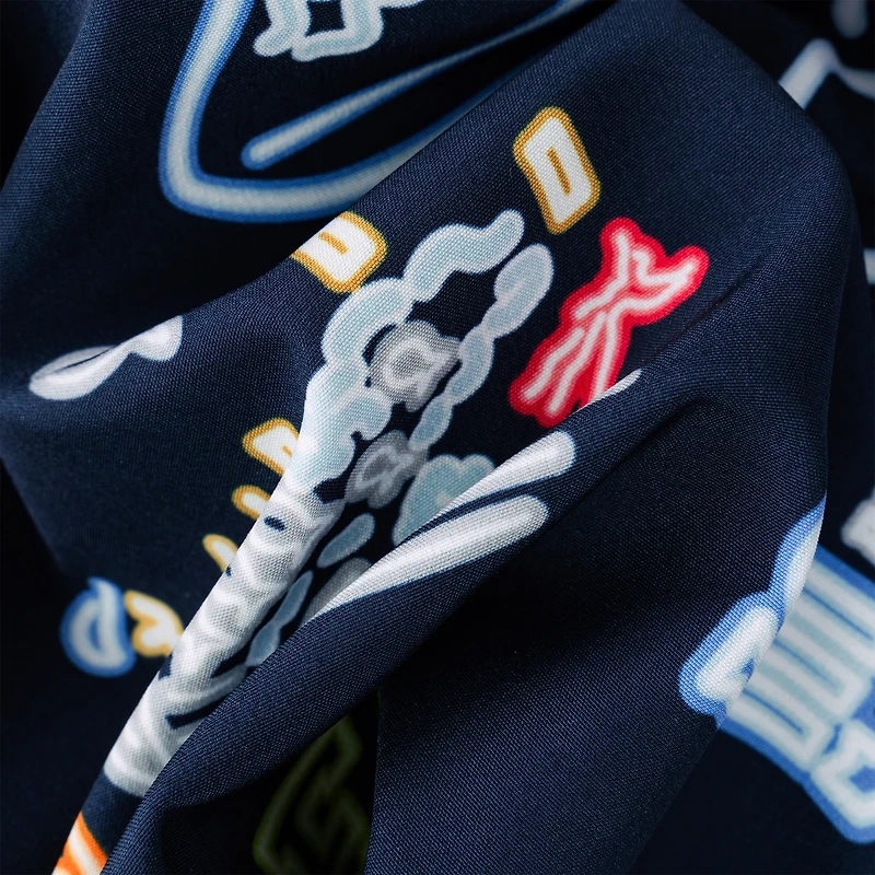 Maillot de bain classique doublé bleu marine Chubbies des Seattle Seahawks, modèle Neon, 5,5 pouces