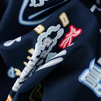 Maillot de bain classique doublé bleu marine Chubbies des Seattle Seahawks, modèle Neon, 5,5 pouces