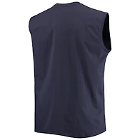Débardeur musclé Big & Tall des Seattle Seahawks pour hommes, bleu marine universitaire