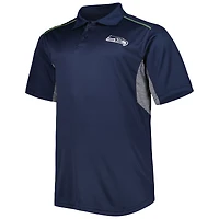 Polo bleu marine College Seattle Seahawks Big & Tall Team Color pour homme