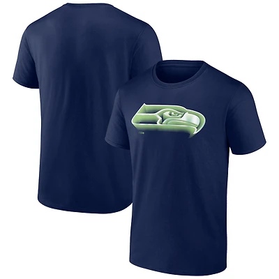 Men's College Navy Seattle Seahawks Chrome Dimension T-Shirt