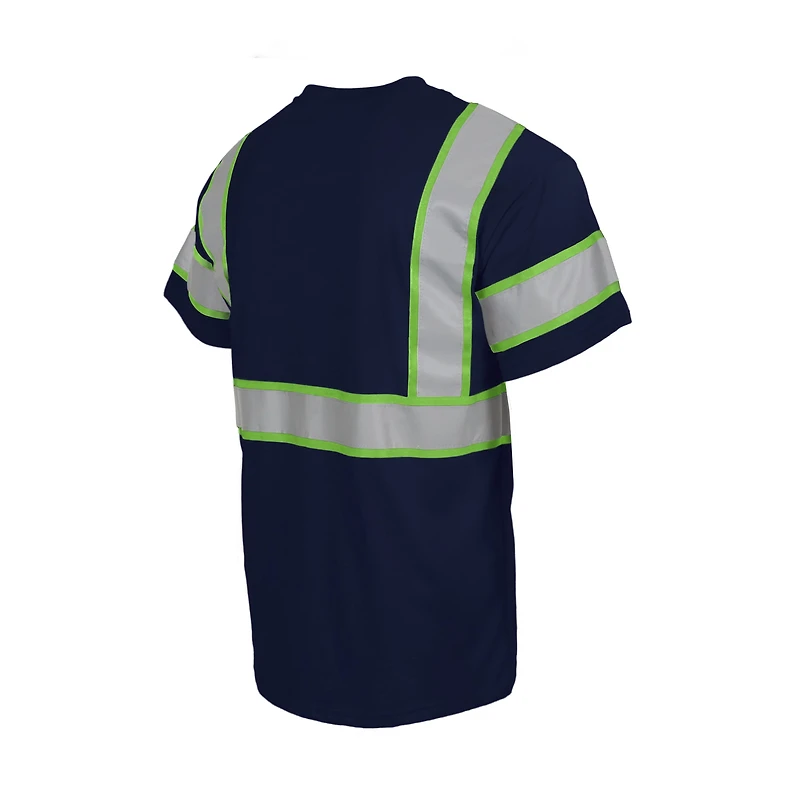 Men's College Navy Seattle Seahawks Safety Heavyweight T-Shirt