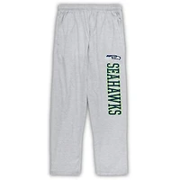 Concepts Sport College Bleu marine/gris chiné Seattle Seahawks Big & Tall T-shirt et pantalon de pyjama Ensemble nuit
