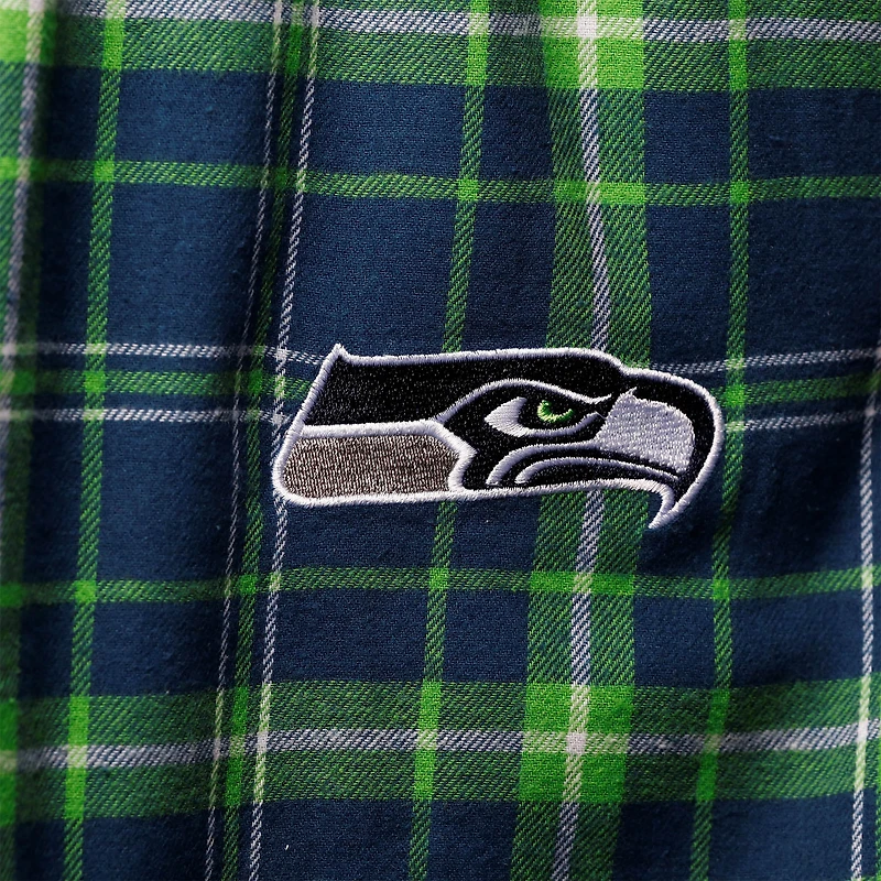 Ensemble de pyjama t-shirt et pantalon pour hommes Concepts Sport College Navy Seattle Seahawks Tailles Big & Tall Lodge