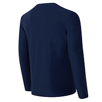 Men's Concepts Sport  Navy Seattle Seahawks Chestnut Long Sleeve Top & Pants Set