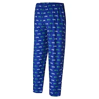 Pantalon en tricot Concepts Sport Royal Seattle Seahawks Record Throwback pour hommes