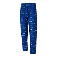 Pantalon en tricot Concepts Sport Royal Seattle Seahawks à imprimé mosaïque rétro pour homme
