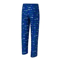 Pantalon en tricot Concepts Sport Royal Seattle Seahawks à imprimé mosaïque rétro pour homme