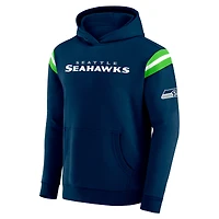 Men's Darius Rucker Collection by Fanatics College Navy Seattle Seahawks Football Washed Pullover Hoodie