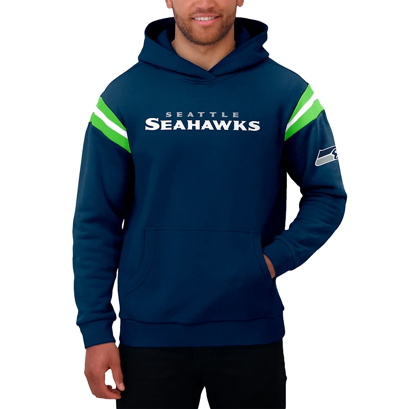 Men's Darius Rucker Collection by Fanatics College Navy Seattle Seahawks Football Washed Pullover Hoodie