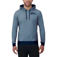 Men's Darius Rucker Collection by Fanatics College Navy Seattle Seahawks Tonal Knit Pullover Hoodie